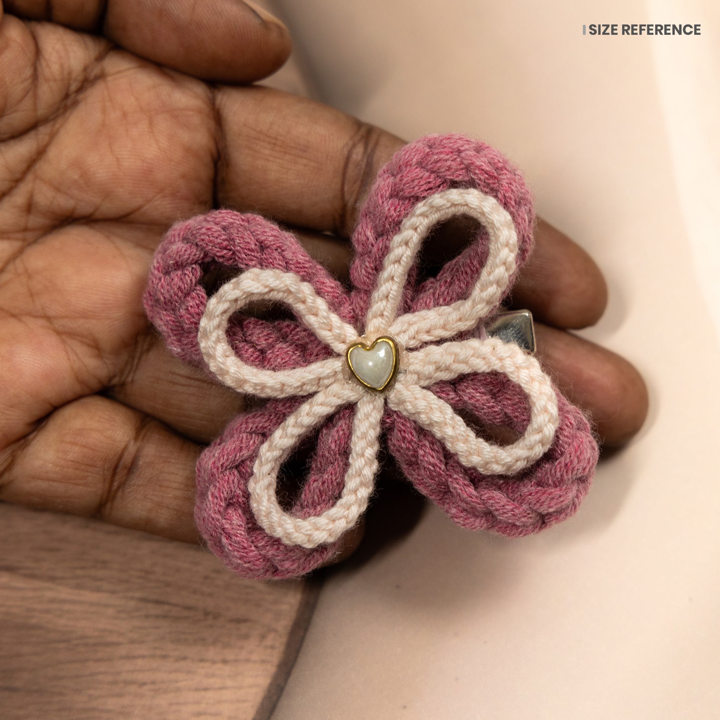 Handmade Crochet Butterfly Hair Clip Set 02
