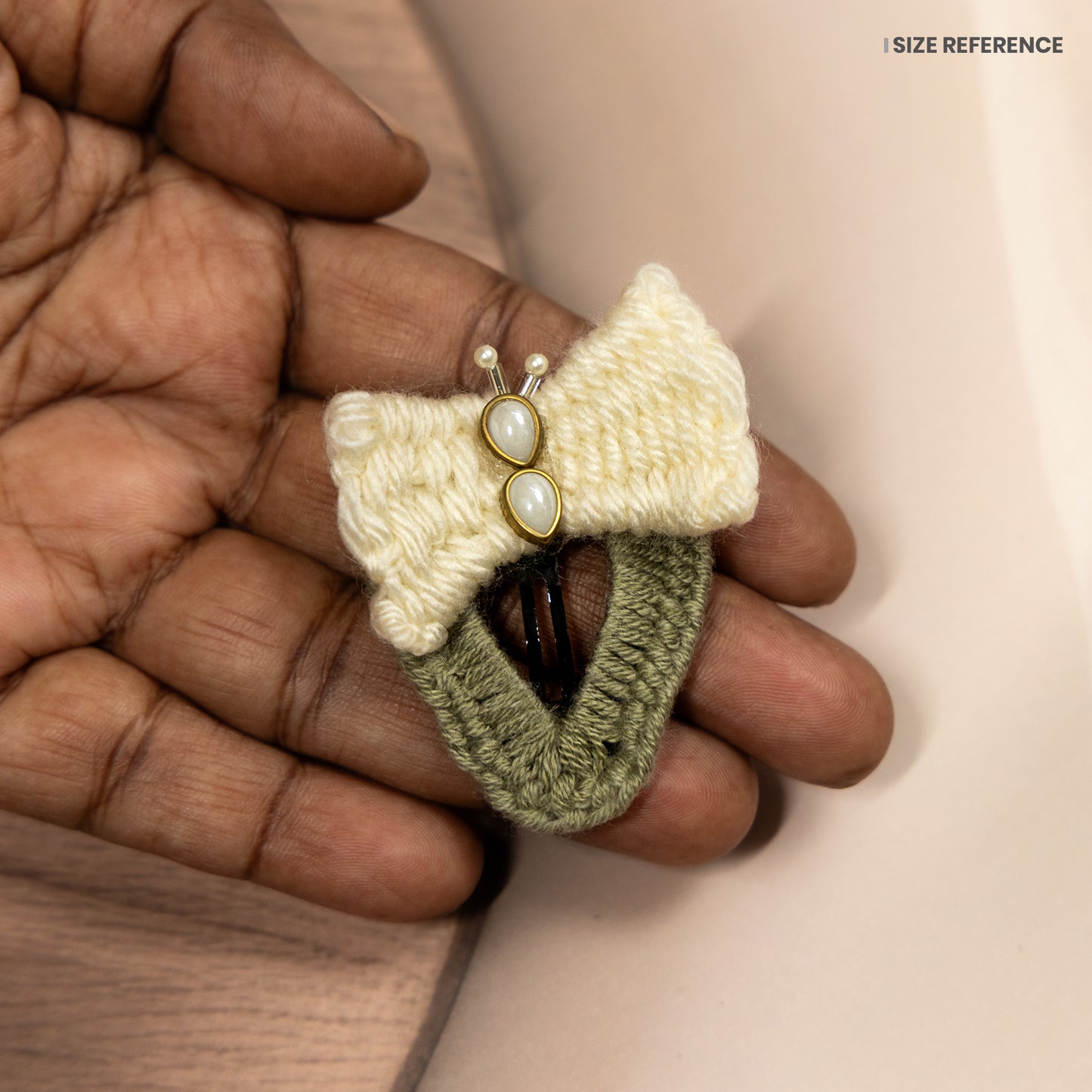 Handmade Crochet Butterfly Hair Clip Set 05