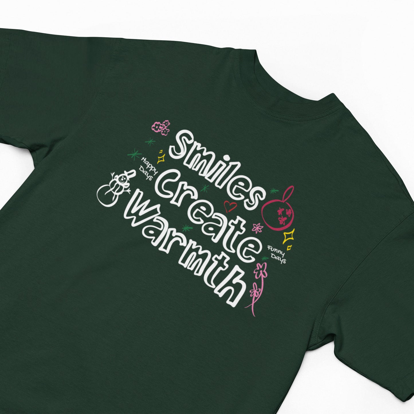 Smile Create Warmth Oversized T-Shirt