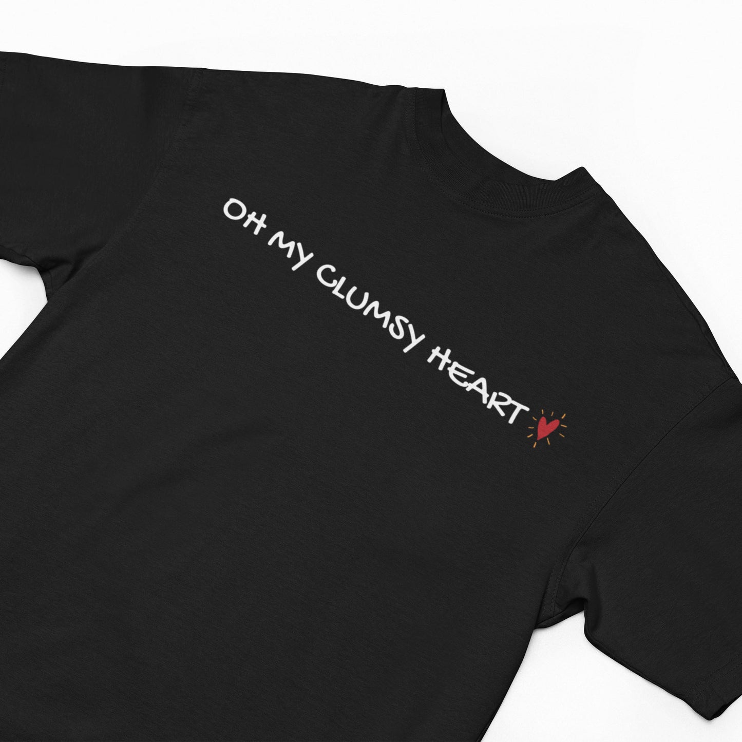 Clumsy Heart Oversized T-Shirt