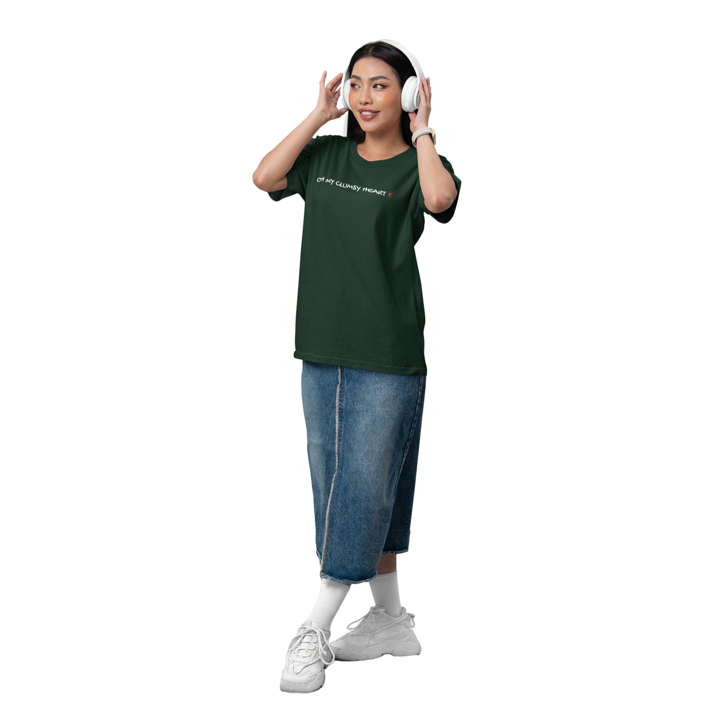 Clumsy Heart Oversized T-Shirt